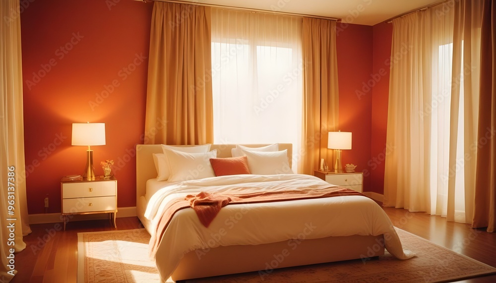 Photo interior modern design room 3d illustration Photo interior modern design room 3d illustration