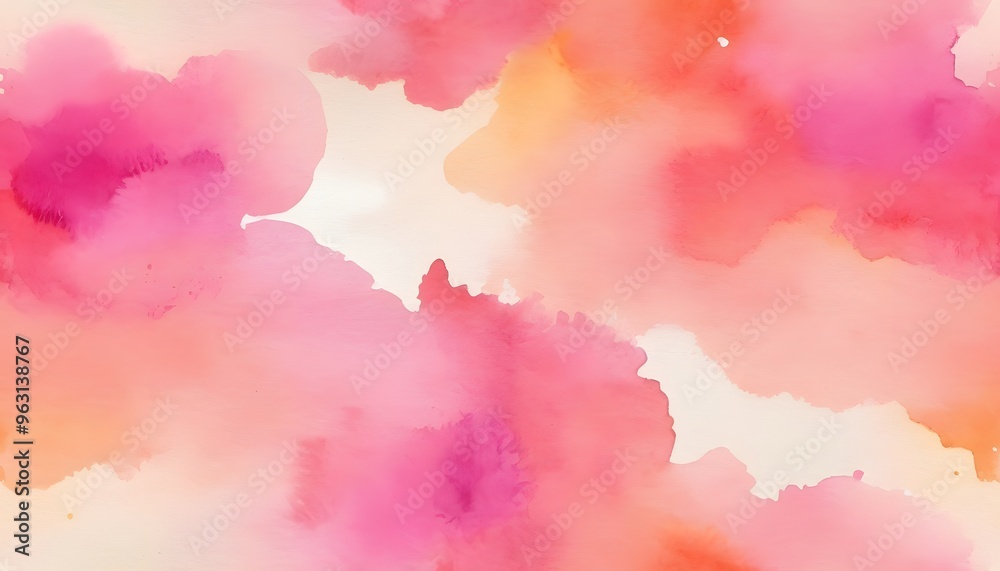 Seamless Purple pink peach coral orange yellow beige white abstract watercolor background Seamless Purple pink peach coral orange yellow beige white abstract watercolor background