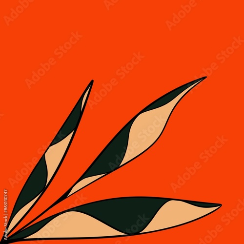 background with leaves