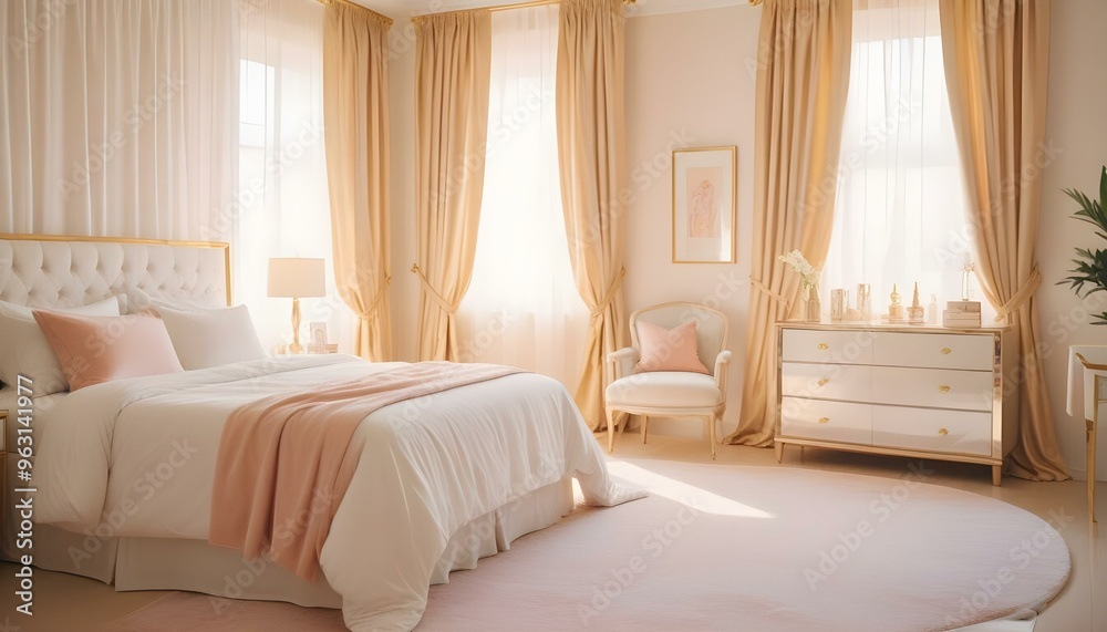 Photo interior modern design room 3d illustration Photo interior modern design room 3d illustration