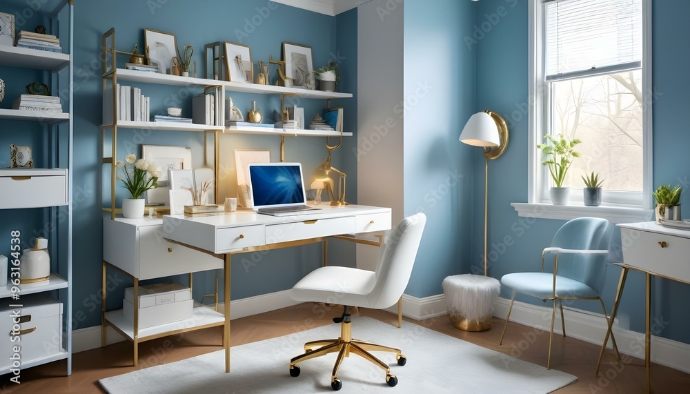 Photo interior modern design room 3d illustration