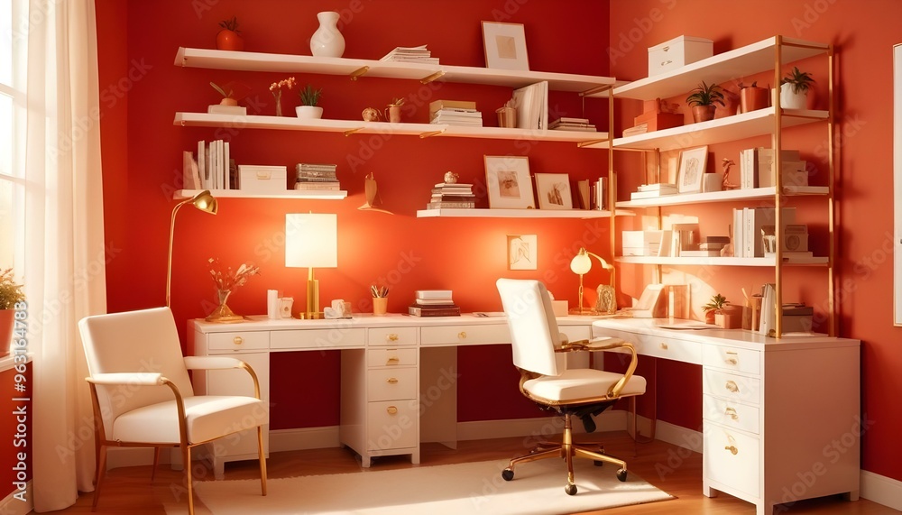 Photo interior modern design room 3d illustration Photo interior modern design room 3d illustration