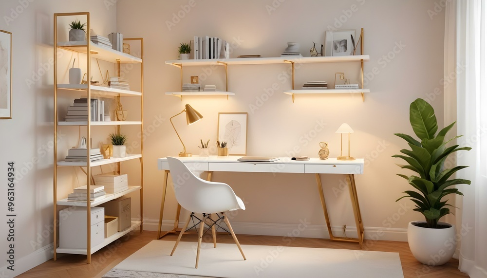 Photo interior modern design room 3d illustration Photo interior modern design room 3d illustration