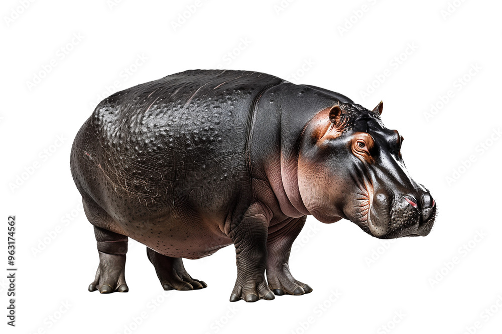 Hippopotamus with transparent background Hippopotamus with transparent background