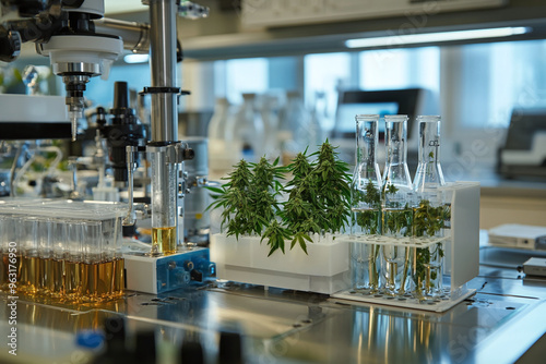 cannabis oil extraction lab