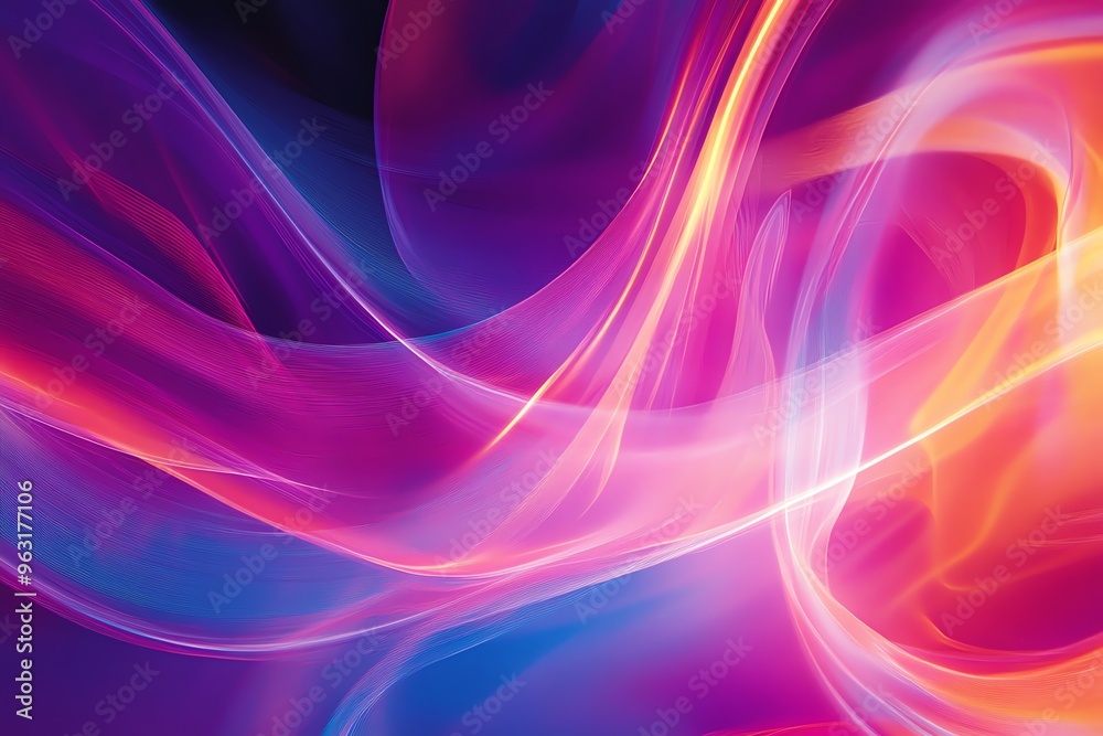 Abstract pink, orange and blue swirling pattern. Abstract pink, orange and blue swirling pattern.