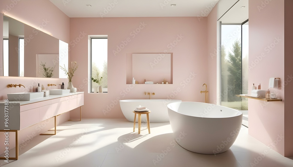 Photo interior modern design room 3d illustration Photo interior modern design room 3d illustration