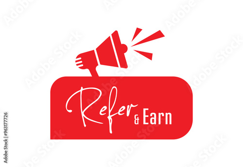 refer and earn sign
