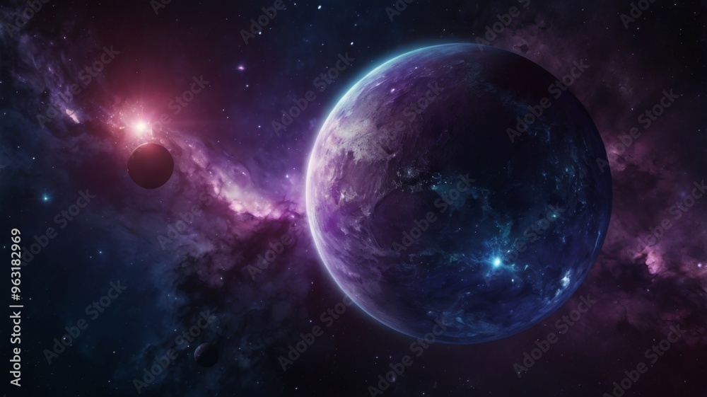 Obraz premium Amazing space background images