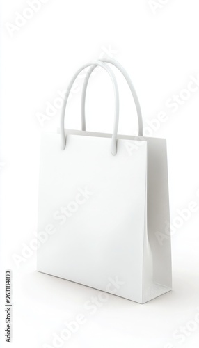 blank shopping bag