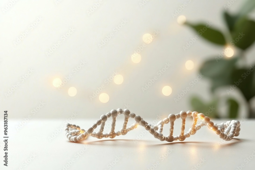 A DNA strand lying on a smooth surface glowing slightly, representing the manipulation of genetics, illustrating the foundational element of genetic engineering. A DNA strand lying on a smooth surface glowing slightly, representing the manipulation of genetics, illustrating the foundational element of genetic engineering.