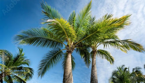 Wallpaper Mural Clipping Path for Tropical Palms - Palm trees cut out with full depth of field. Torontodigital.ca