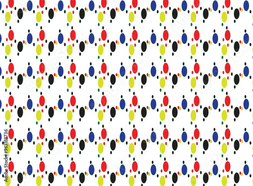 Colorful ball pattern Print