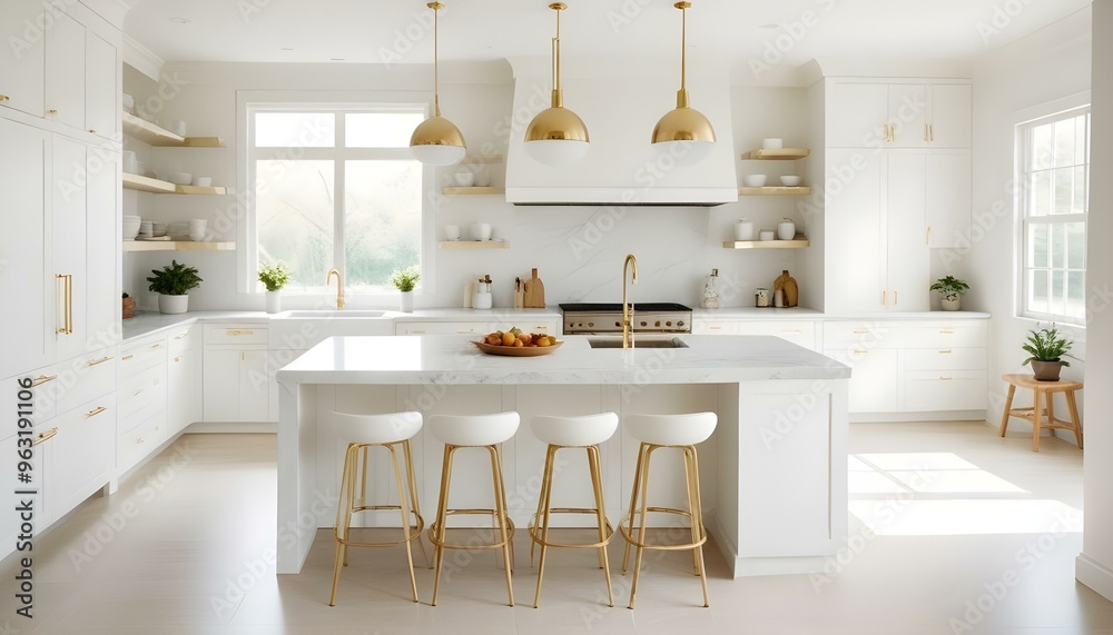 Fototapeta premium Photo interior modern design room 3d illustration