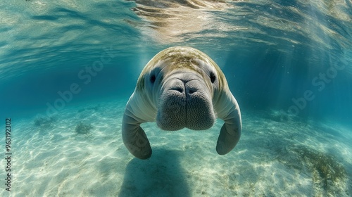 Manatee Underwater Encounter