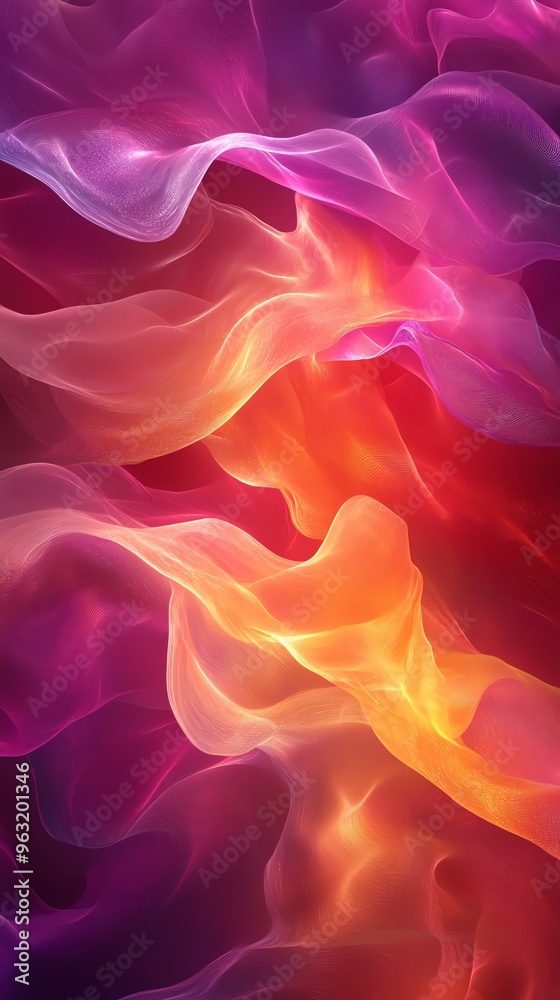 Obraz premium Abstract Swirling Gradient Background.