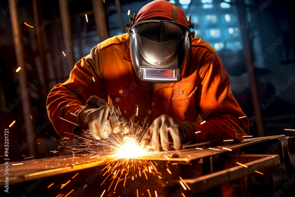 welder working on background. welder working on background.