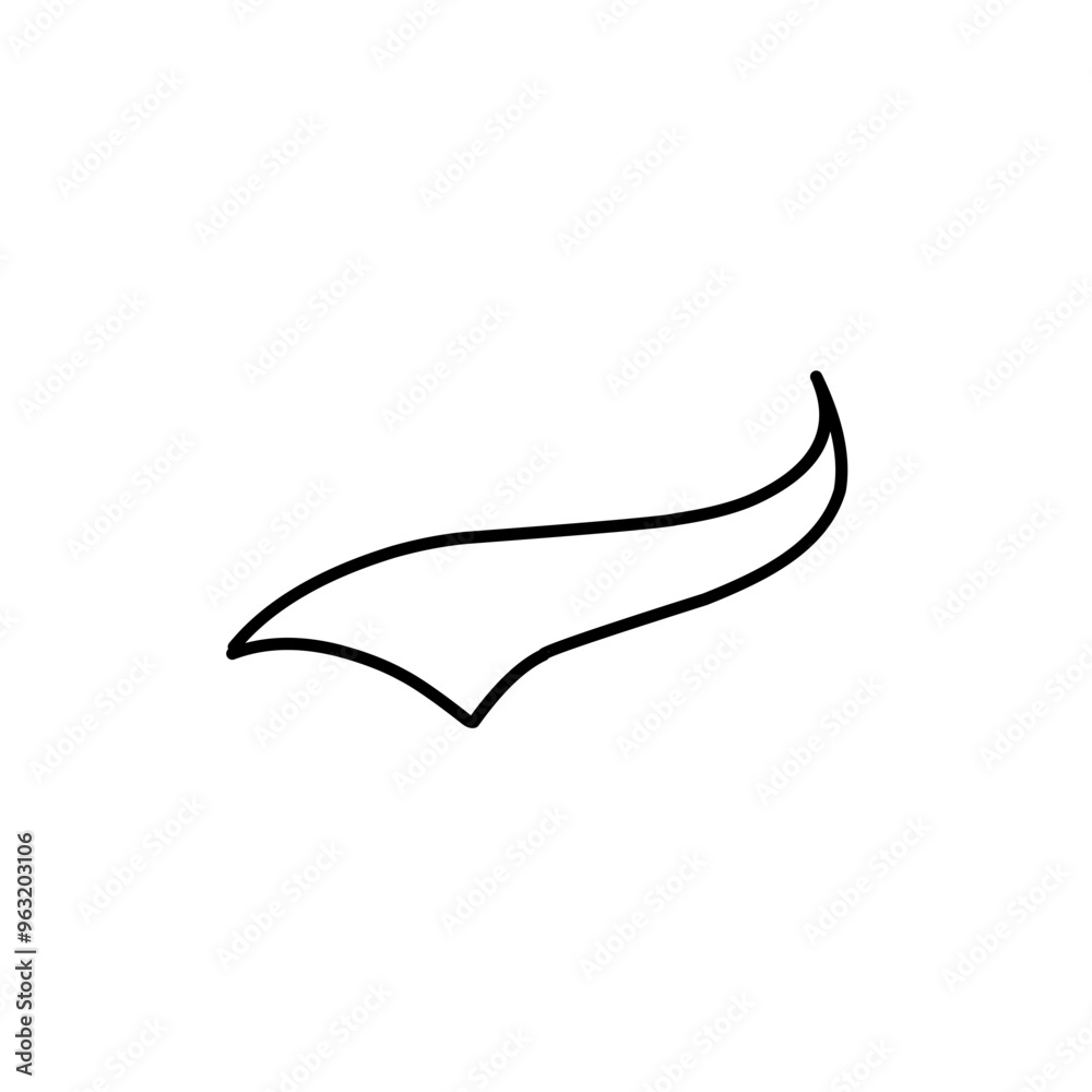 outline Swoosh tail text for baseball outline Swoosh tail text for baseball