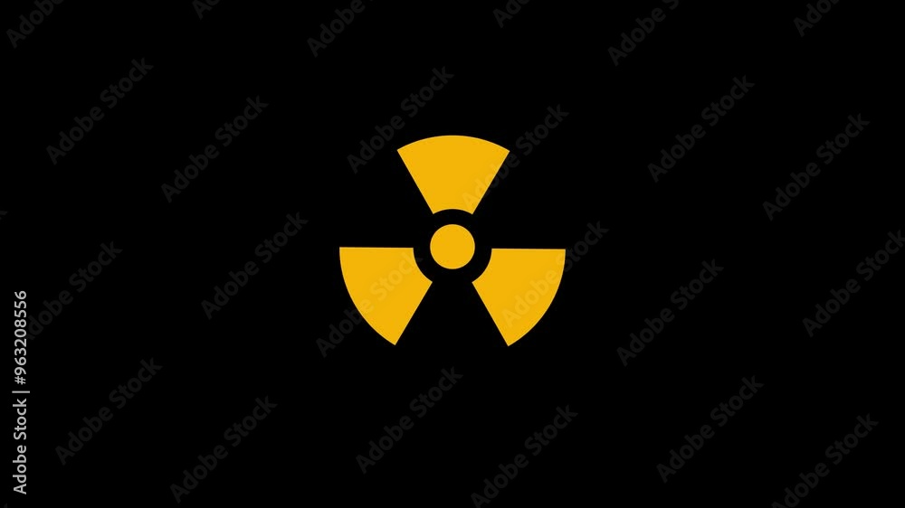 Radiation icon button, radioactive sign nuclear symbol with Background. Radiation icon button, radioactive sign nuclear symbol with Background.