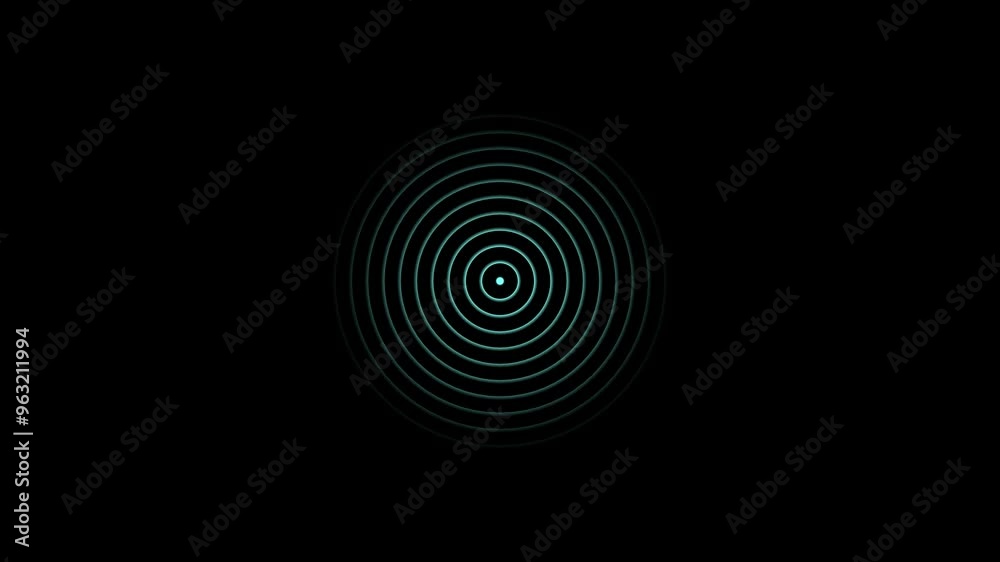 Abstract Broadcasting Radio Wave Technology Animation. 4k motion Video Abstract Broadcasting Radio Wave Technology Animation. 4k motion Video