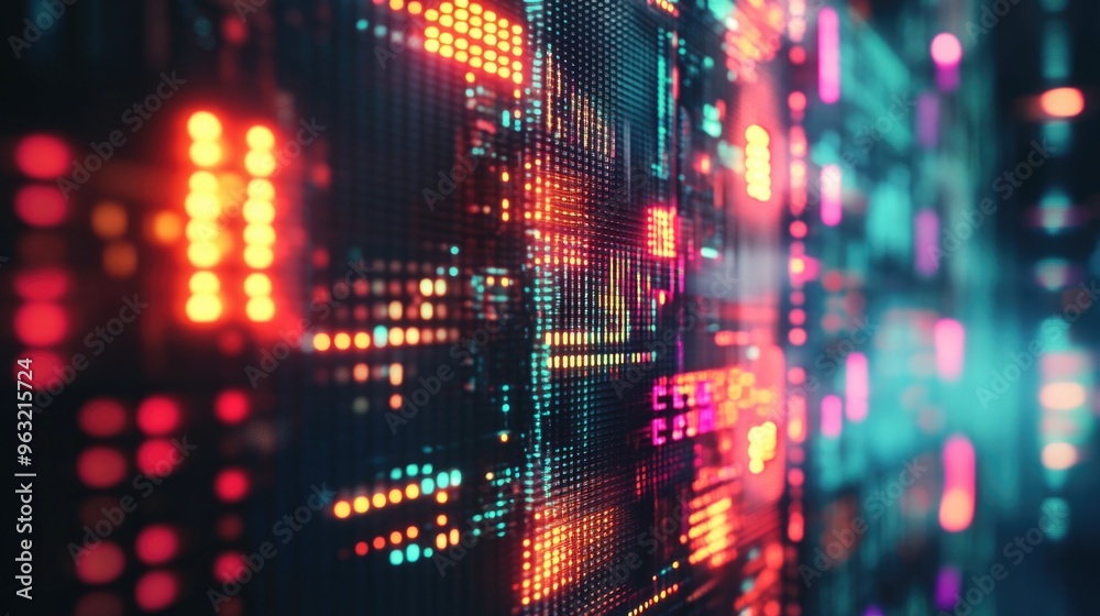 Futuristic Digital Cityscape
