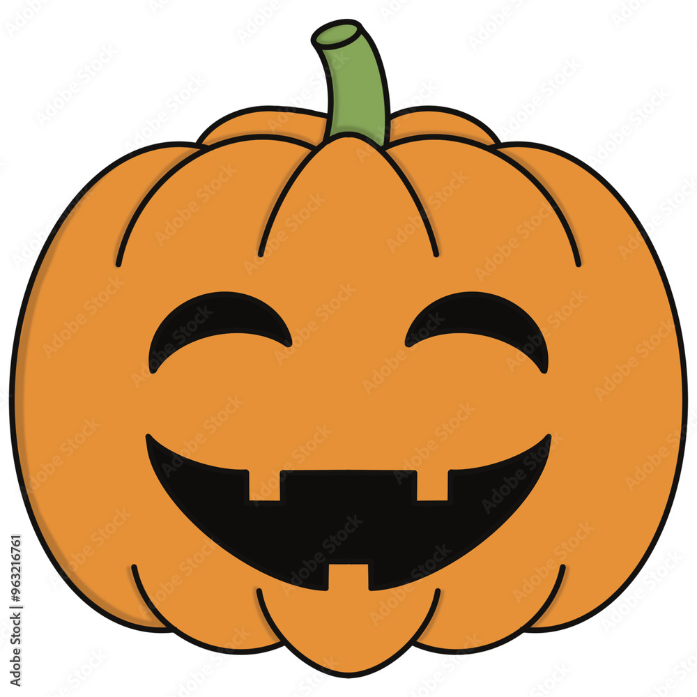 Naklejka premium Halloween pumpkin 