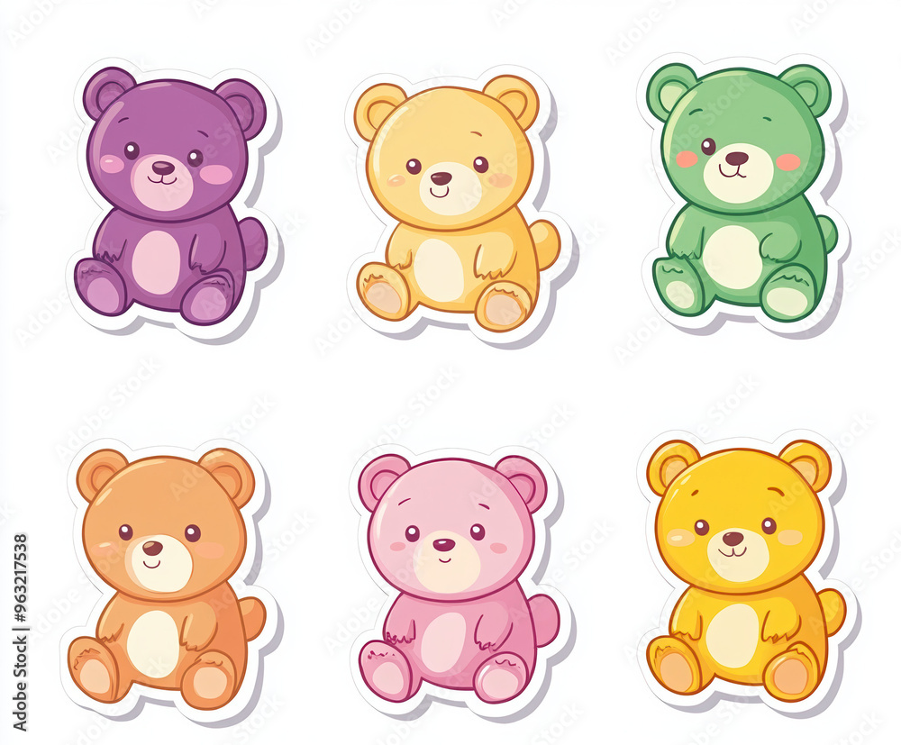 teddy bear bear cute bear colorful bear stuffed animal cartoon bear baby bear animal sticker plush toy kids illustration adorable toys playful bears pastel colors teddy bear bear cute bear colorful bear stuffed animal cartoon bear baby bear animal sticker plush toy kids illustration adorable toys playful bears pastel colors