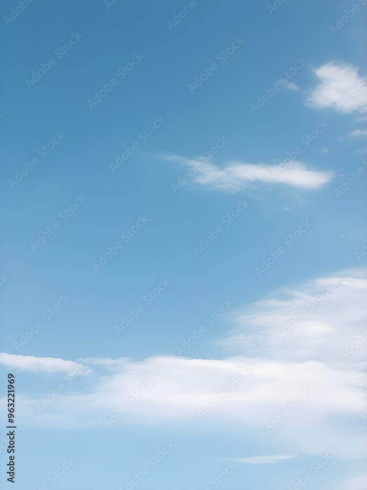 Obraz premium blue sky with clouds