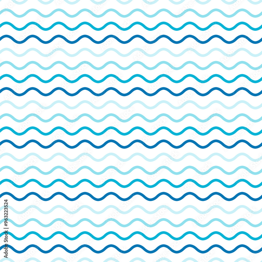 Seamless abstract vector pattern in the form of waves.; Geometric and modern vintage background. Seamless abstract vector pattern in the form of waves.; Geometric and modern vintage background.