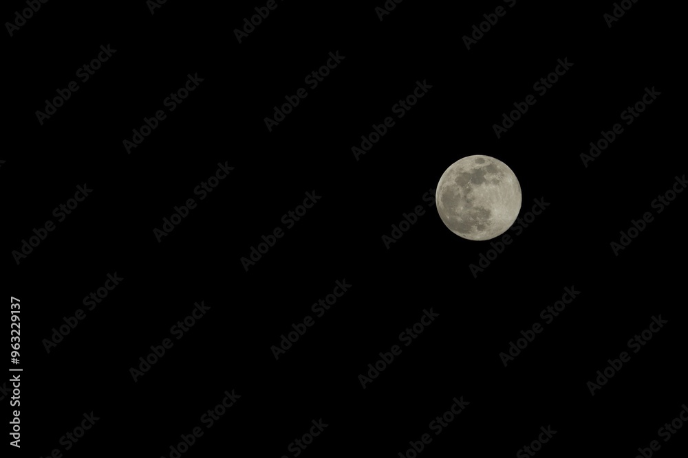 Full moon during a clear night Full moon during a clear night