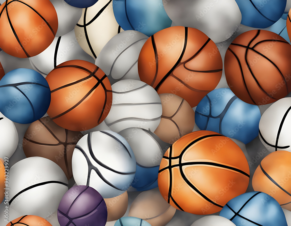 watercolor Used Basketball texture background close up view. watercolor Used Basketball texture background close up view.
