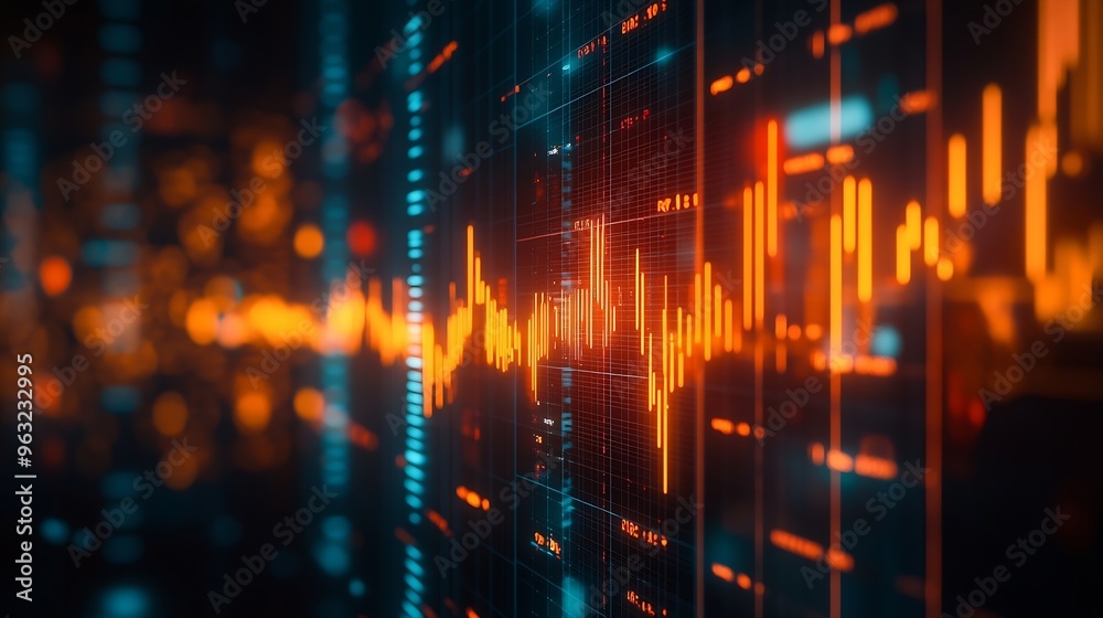 Analysis data for business and data management system concept report with graph or chart and metrics connected to database Corporate strategy for finance operations sales marketing : Generative AI