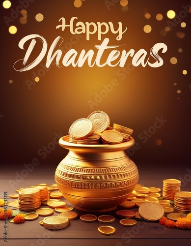 Happy Dhanteras Poster Design
