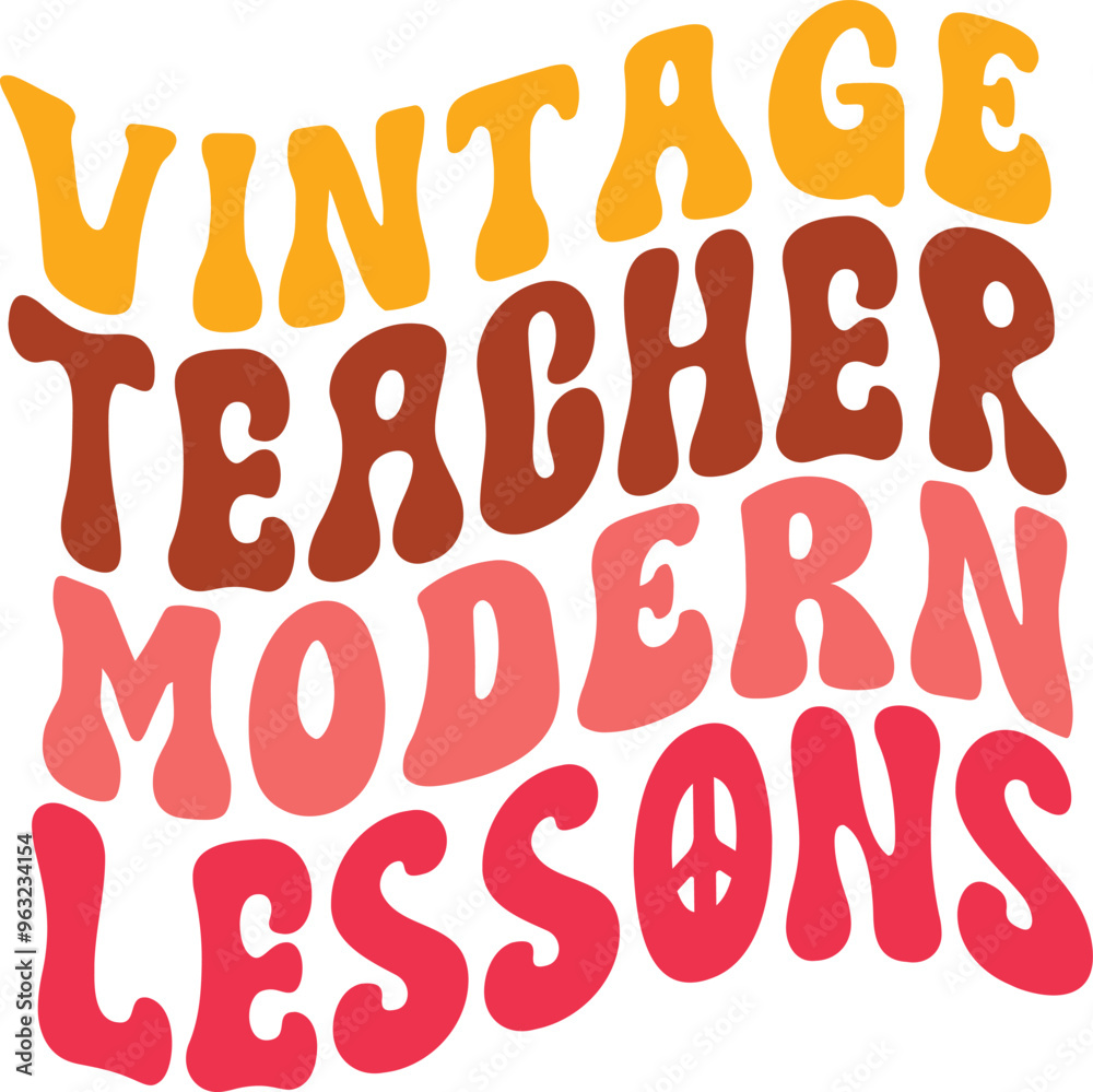Teacher's Day Retro Vector Design, back to school, illustration, eps Teacher's Day Retro Vector Design, back to school, illustration, eps