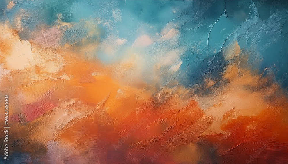 Dynamic Abstract Grunge Texture: Warm and Cold Hues to Transform Your Space Dynamic Abstract Grunge Texture: Warm and Cold Hues to Transform Your Space