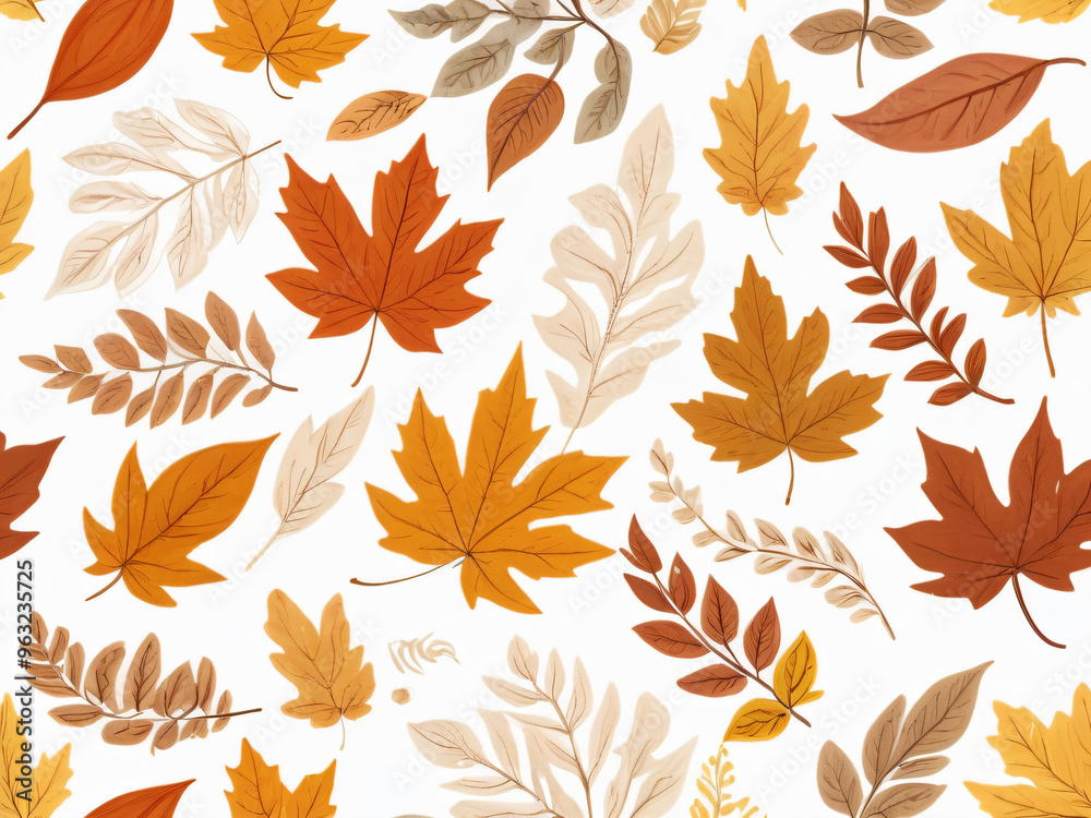 A frame of autumn leaves creating a warm seasonal atmosphere. A frame of autumn leaves creating a warm seasonal atmosphere.