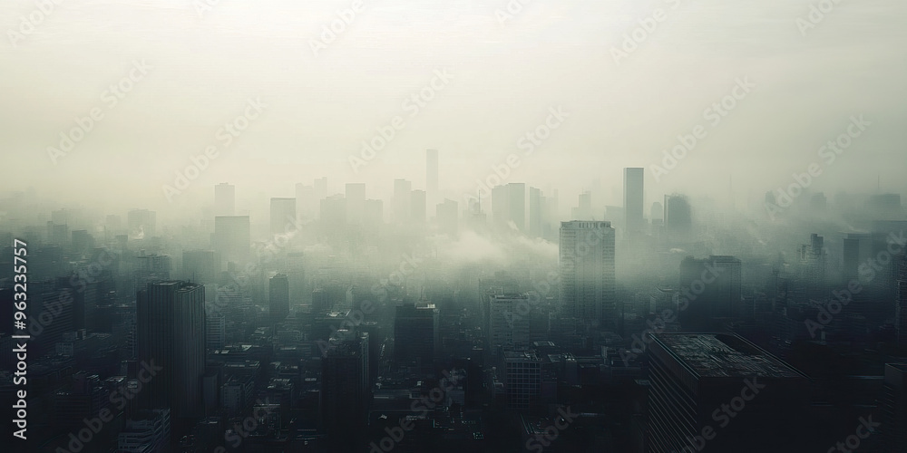 The Muted City: A cityscape dominated by smog and the distant wail of sirens. The Muted City: A cityscape dominated by smog and the distant wail of sirens.