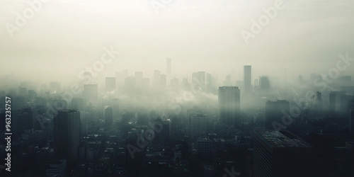 The Muted City: A cityscape dominated by smog and the distant wail of sirens.