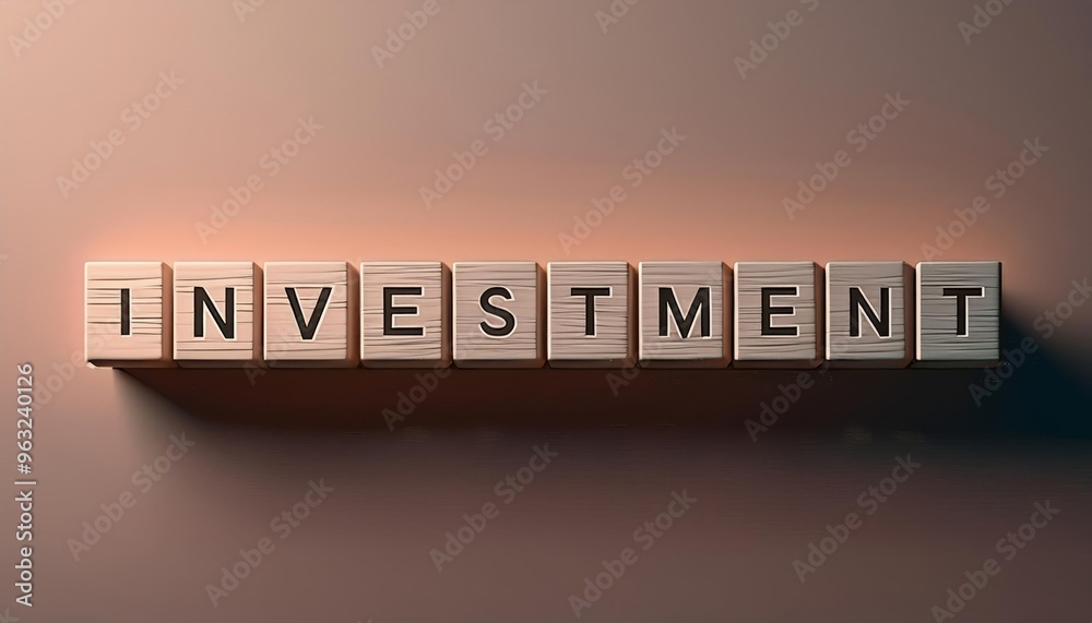 A close-up of wooden blocks spelling the word 'Investment' on a soft gradient background, highlighting financial concepts. A close-up of wooden blocks spelling the word 'Investment' on a soft gradient background, highlighting financial concepts.