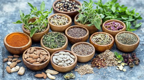 Fototapeta Naklejka Na Ścianę i Meble -  herbs and spices