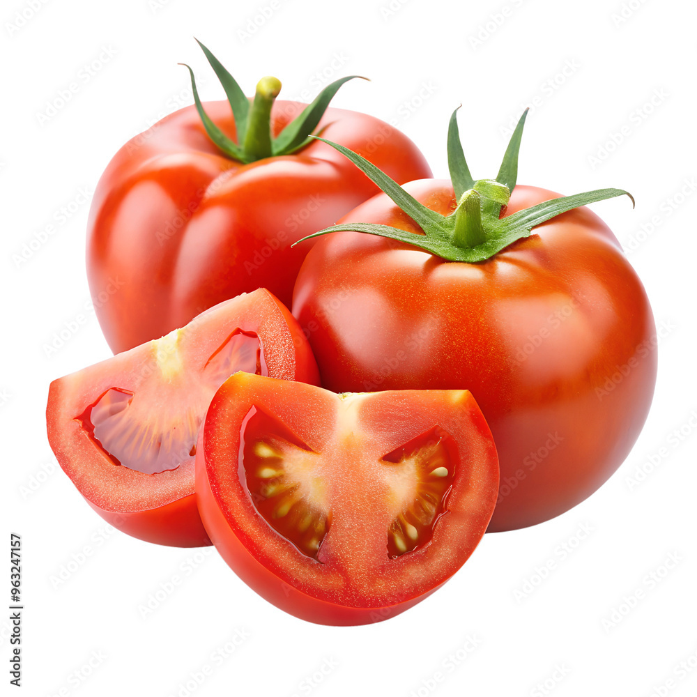 tomato png isolated on white background