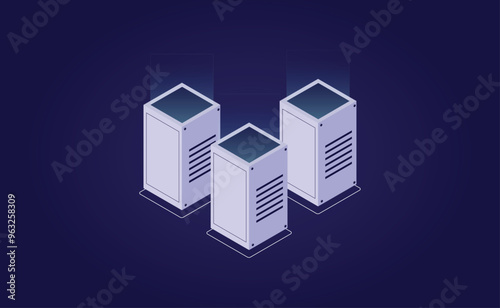 Big Data Flow Processing in Ultraviolet: Isometric Vector of Cloud Databases, Web Hosting, and Server Rooms
