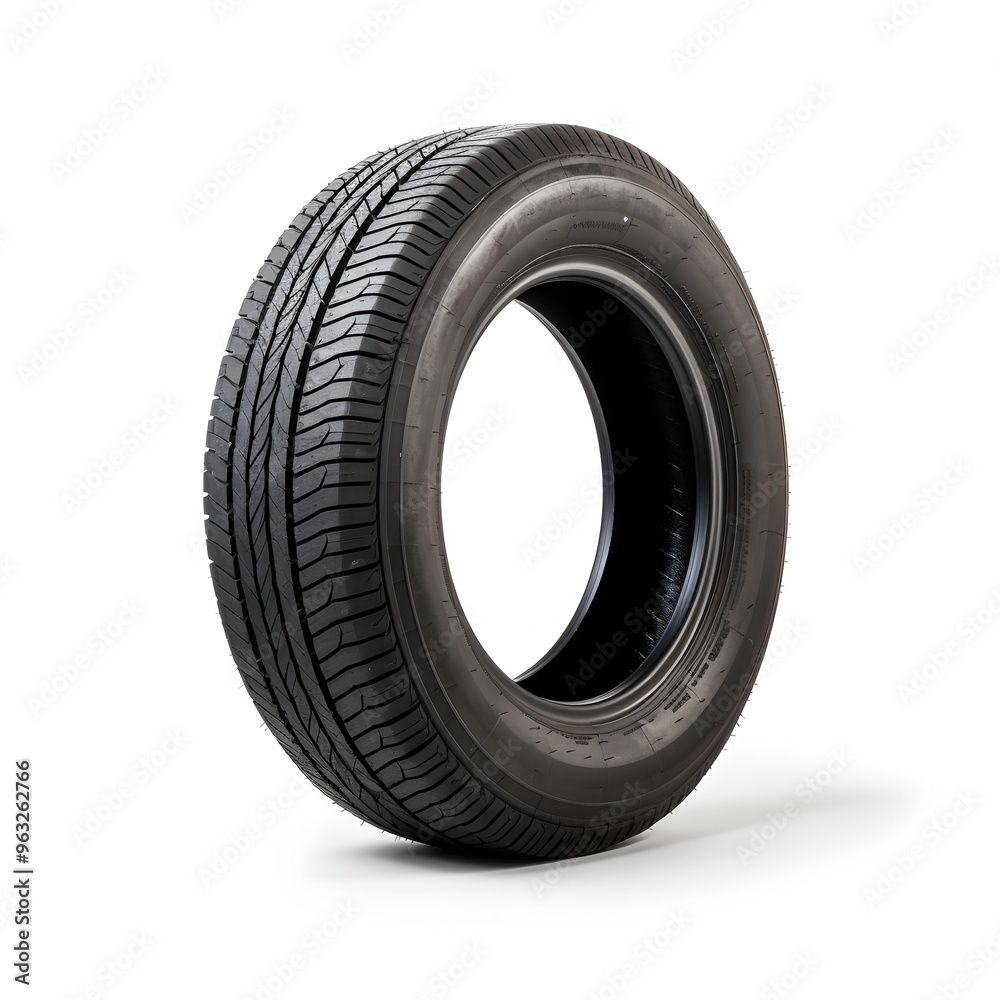 Isolated Tire with Detailed Treads and Sidewall for Automotive or Transportation Needs Isolated Tire with Detailed Treads and Sidewall for Automotive or Transportation Needs