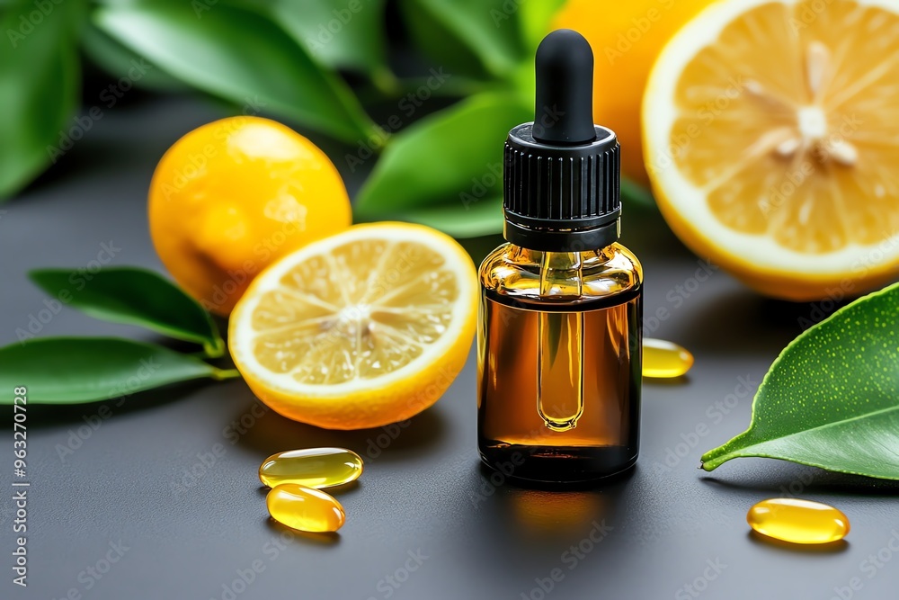Lemon aromatic oils, fragrant peel releases essential oils that can be used in cooking or aromatherapy Lemon aromatic oils, fragrant peel releases essential oils that can be used in cooking or aromatherapy