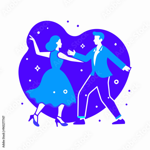 Couple dancing together