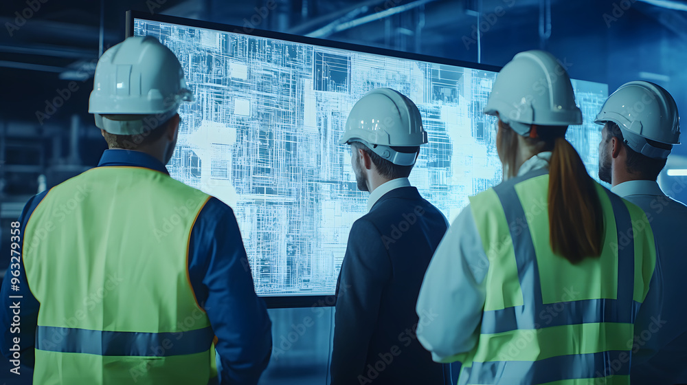 professional engineers group technology digital display project data technical architectural plan operational metrics industrial construction plant site workflow diagram performance analytics analysis professional engineers group technology digital display project data technical architectural plan operational metrics industrial construction plant site workflow diagram performance analytics analysis