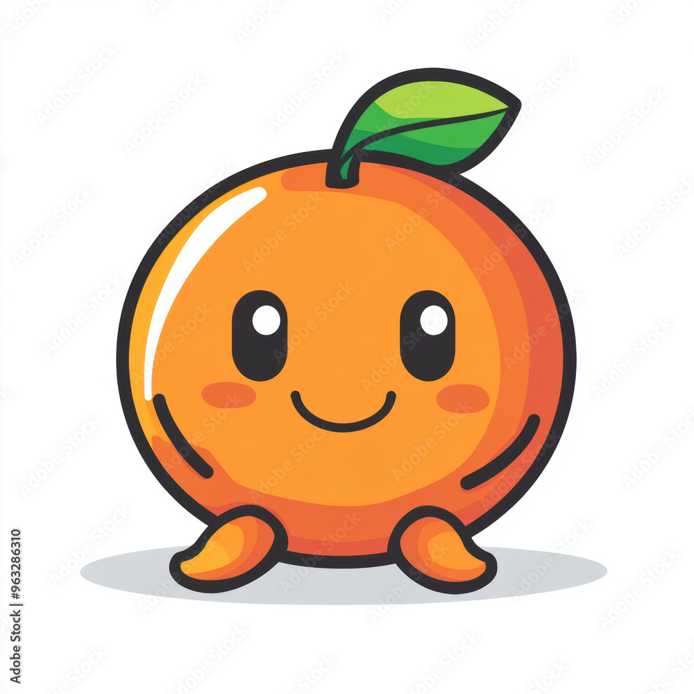Cute Orange Character. Cute Orange Character.