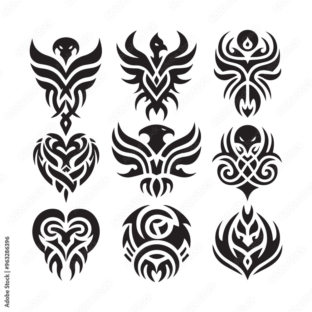 Tribal butterfly tattoo design Tribal butterfly tattoo design