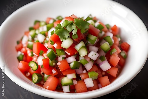 Fresh tomato and onion pico de gallo