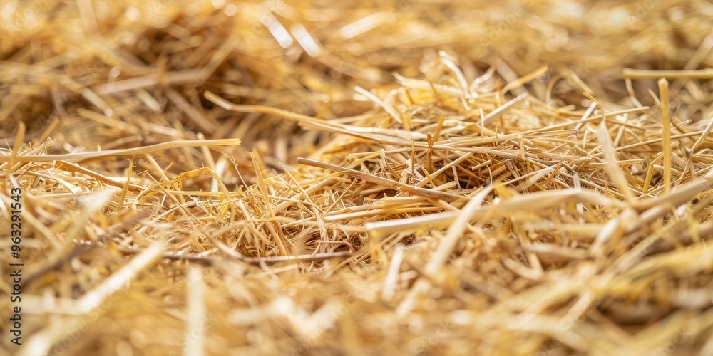 Detailed image of a background composed of dried straw, highlighting its rustic and organic appearance. Detailed image of a background composed of dried straw, highlighting its rustic and organic appearance.